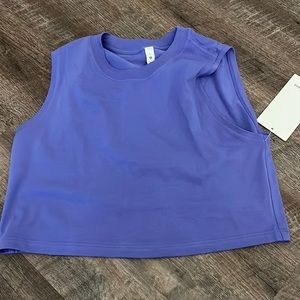 Brand new with tag all yours cropped tank in purple